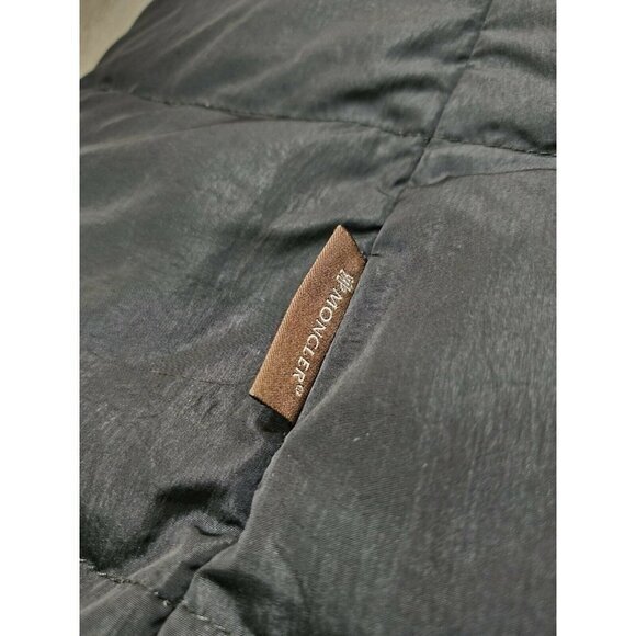 Vintage Moncler Brown Label Goose Down Puffer Jacket Full Zip Womens‎ 3 - Picture 8 of 11